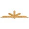 Ekena Millwork Kennewick Rough Sawn Timber Gable Bracket, Western Red Cedar, 96"W x 24"H x 6"D x 6"F, 6/12 Pitch GBW096X24X0606KEN00RWR - alternate 1